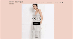 Desktop Screenshot of beachboutiquemiami.com