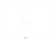 Tablet Screenshot of beachboutiquemiami.com